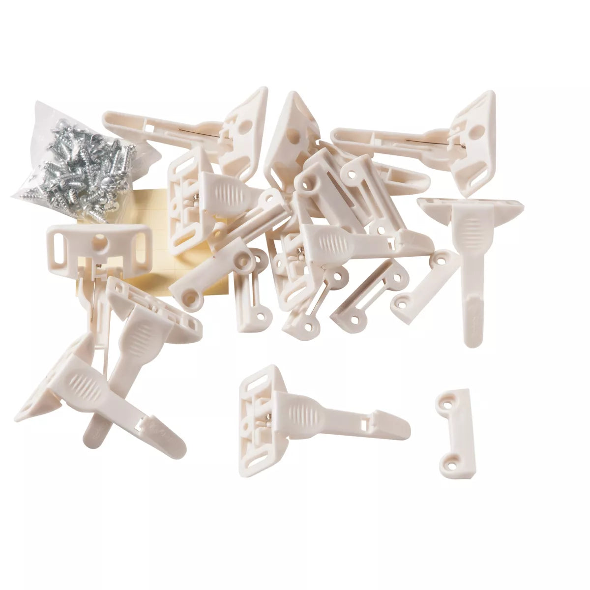 Spring Loaded Cabinet & Drawer Latches 10pk Safety 1st