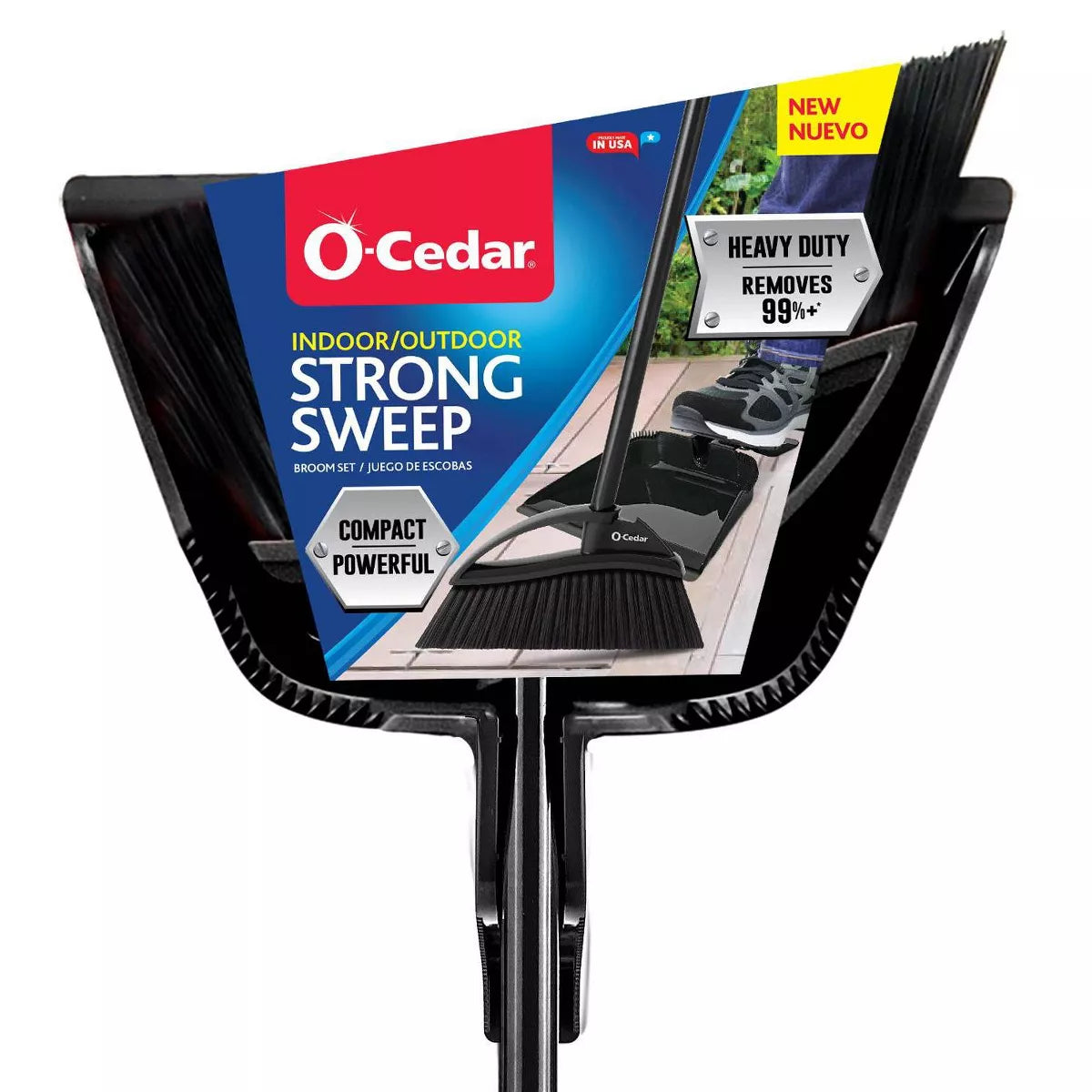 Strong Sweep W/Dustpan Indoor/Outdoor Ocedar