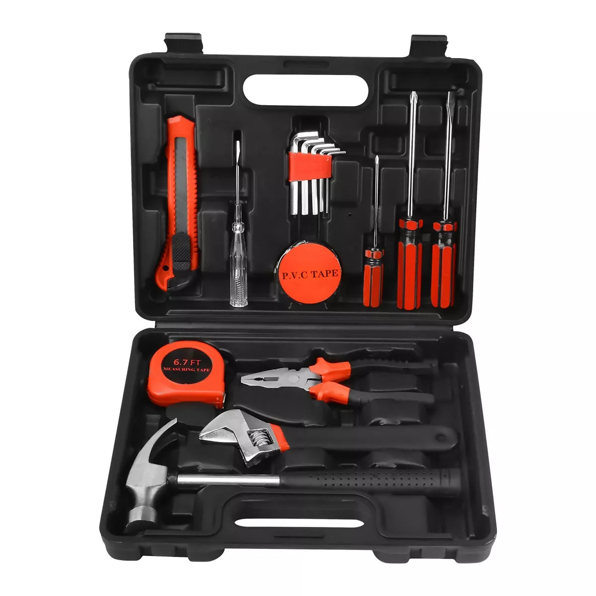 Household Tool Set 16-Piece | Compact DIY Kit | Pursteel