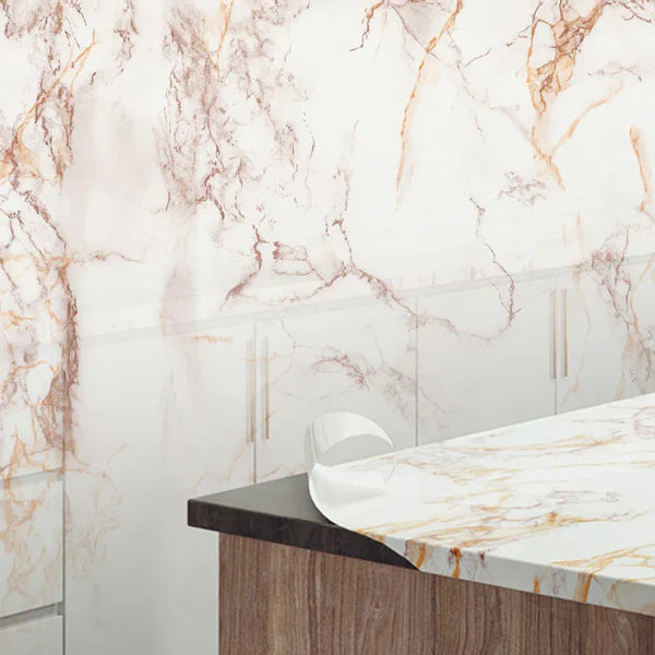 Pesach Counter Liner Gold Marble Dekal