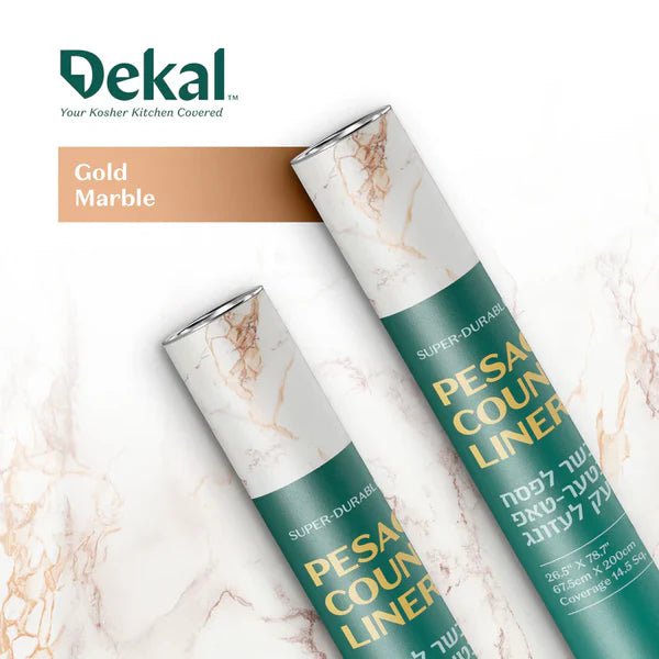 Pesach Counter Liner Gold Marble Dekal
