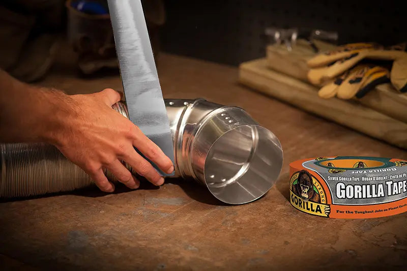 Gorilla Duct Tape | Silver | Heavy Duty | 2" x 10 Yards