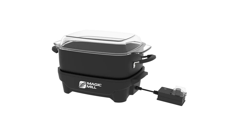 Magic Mill Slow Cooker | Flat Glass Cover | 6.5QT
