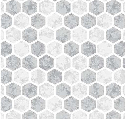 Marble Honey Comb Gray 3YD Contact Paper