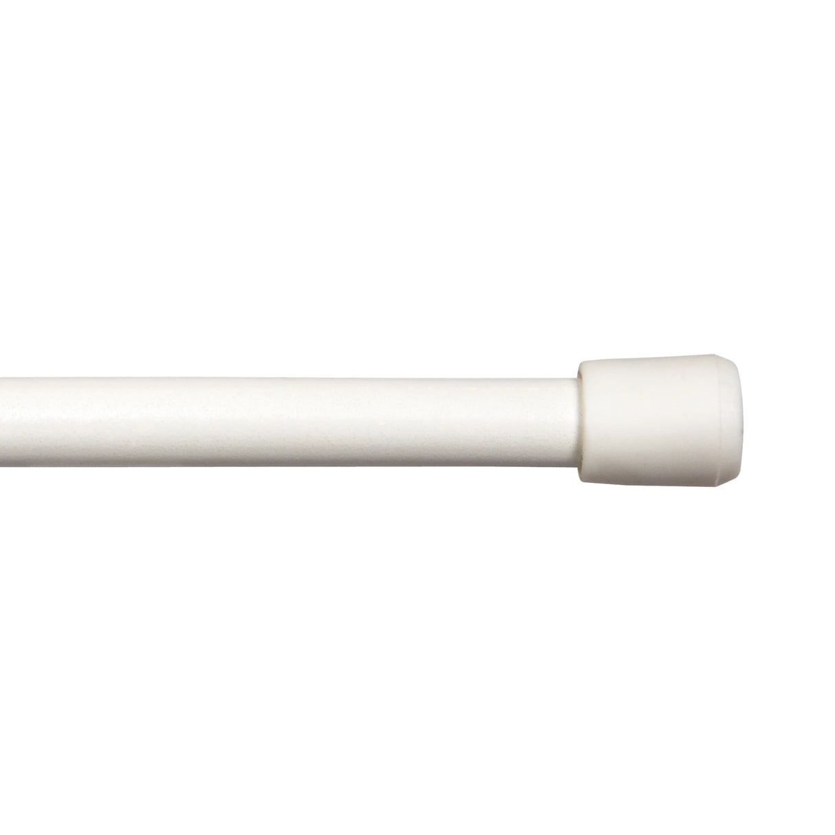 Tension Rod 7/16" White 28"- 48"
