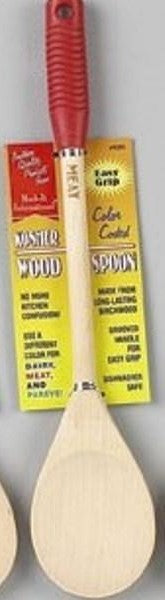 Kosher Wood Spoon Red Mark It