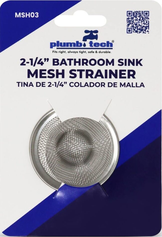 Bathroom Sink Mesh Strainer (2-1/4")