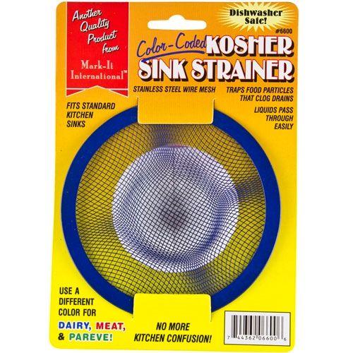 Blue (Diary) Kosher Sink Strainer