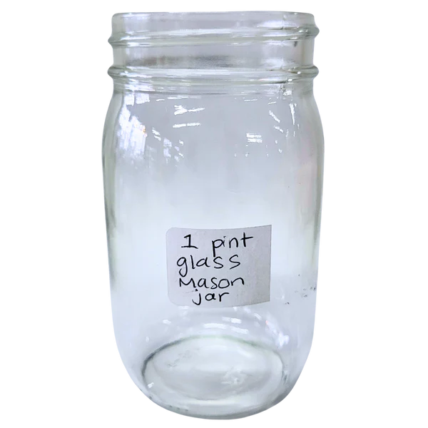 1/2 Pint Glass Jar
