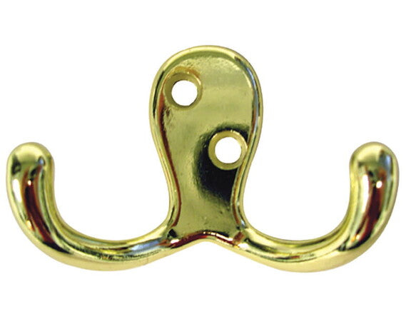 Wardrobe Double Hook Gold