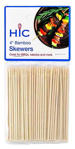 Bamboo Skewers 4" Harold Import