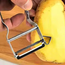 Stainless Steel Peeler | Carbon Steel Blade | Silver Swiss Peeler | Millvado