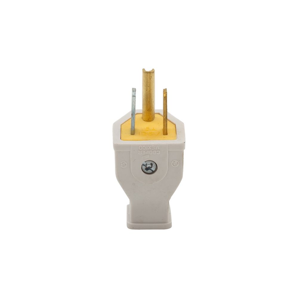 Plug Grounding White Eaton