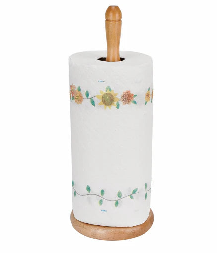 Paper Towel Stand Wood