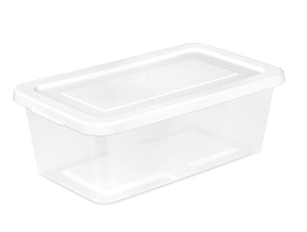 Storage Box Clear 6QT Sterilite