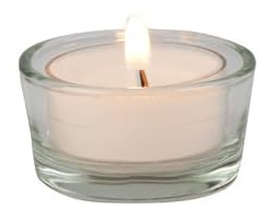 Clear Glass Tealight Holder