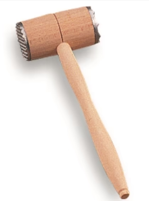 Wood Meat Tenderizer 12” | Hardwood/ Metal | Better Houseware
