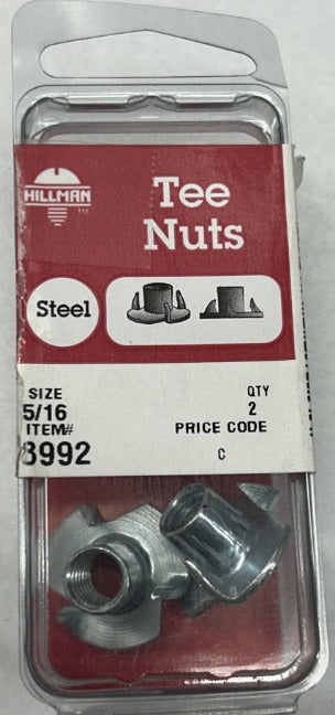 Tee Nuts 5/16 Hillman