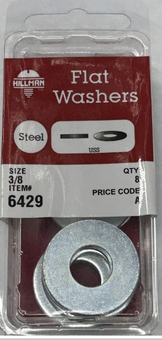 Flat Washers 3/8 Hillman