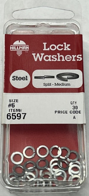 Lock Washers #6 Hillman