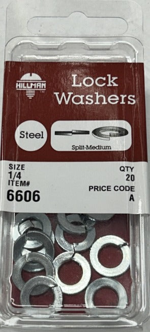 Lock Washers 1/4 Hillman