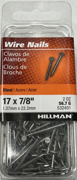 Wire Nails 17x7/8 Hillman