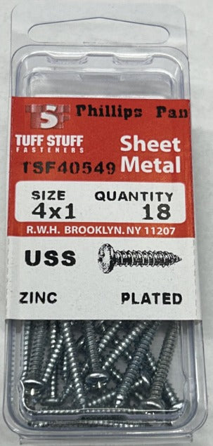 Sheet Metal Screws 4x1