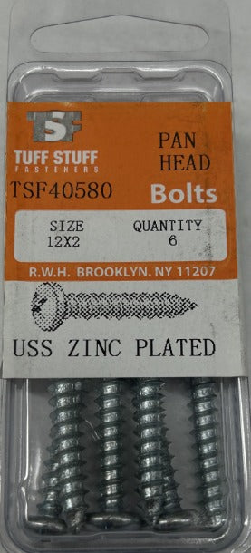 Pan Head Bolts 12x2