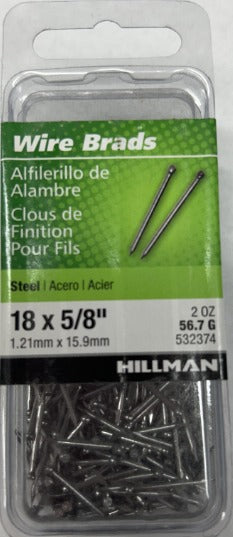 Wire Brads 5/8x18 Hillman