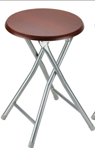 Dark Brown Folding Stool Uniware