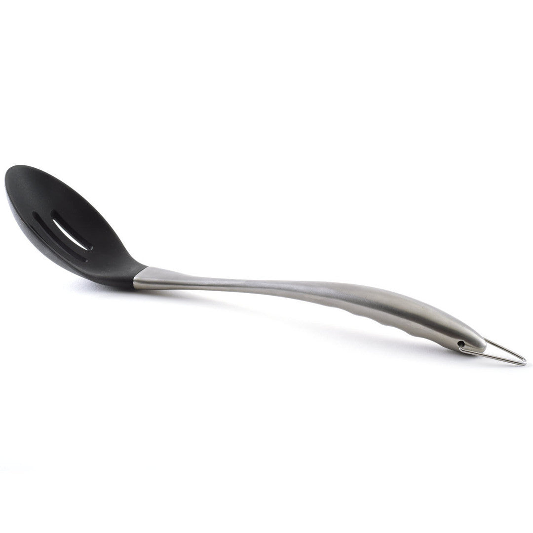 Slotted Spoon | Silicone & Stainless Steel | Black | Norpro