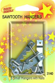 Small Picture Hangers | Sawtooth Hangers | Magic Mount