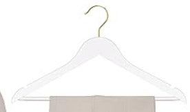 Roller Hangers Non-Slip White 5PK Simplify