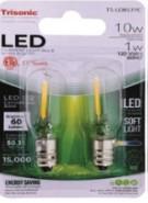 Clear Night Light Bulb 1W 10W Trisonic
