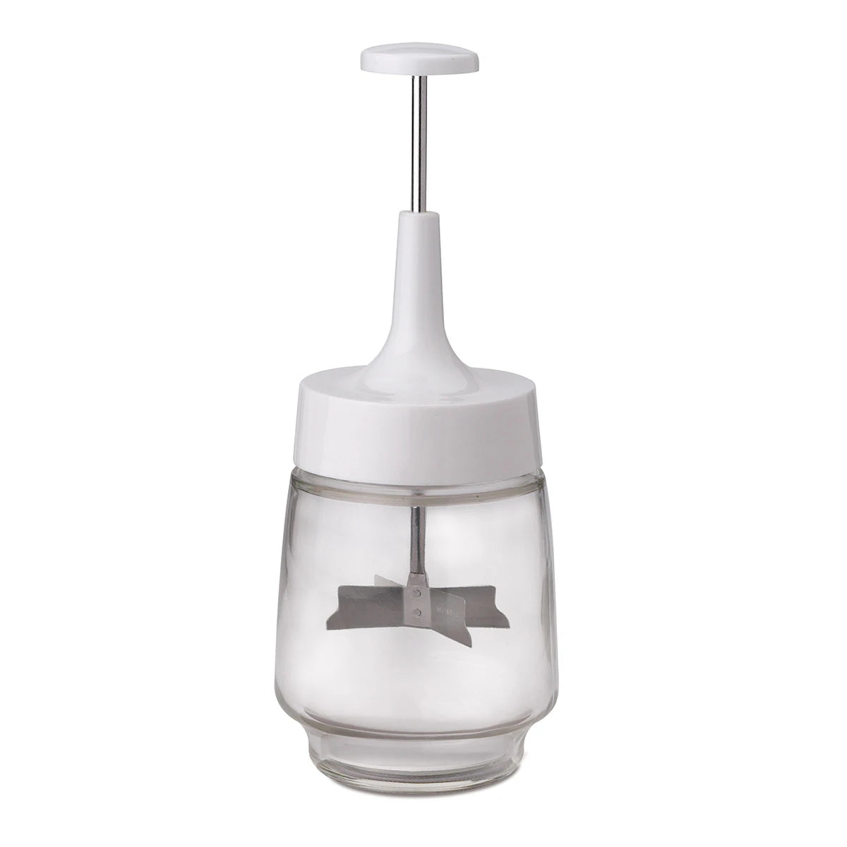 Glass Food Chopper | 18/8 stainless steel blades | HIC Kitchen