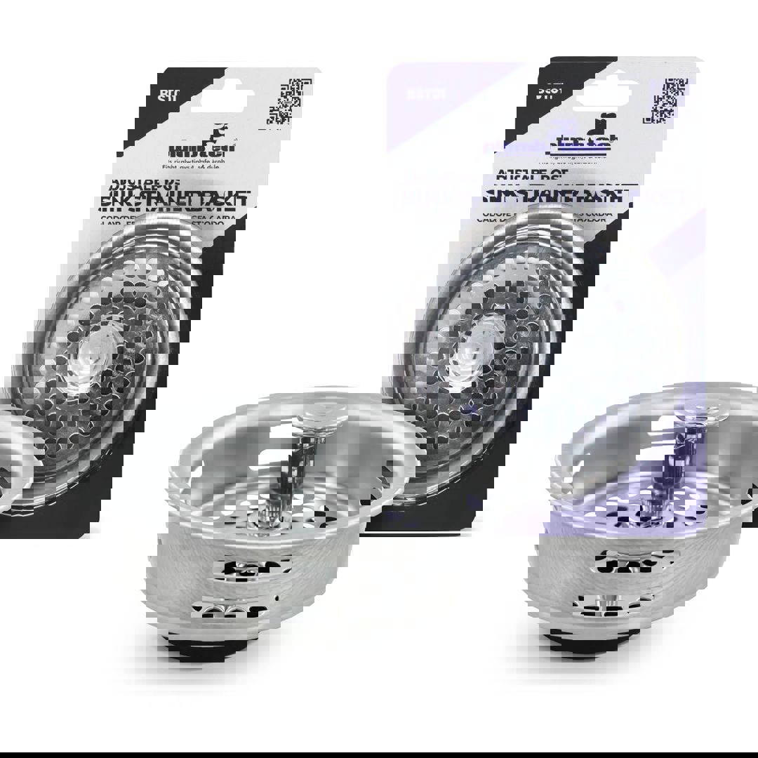 Adjustable Post Sink Strainer Basket (Standard Fits Most Sink)