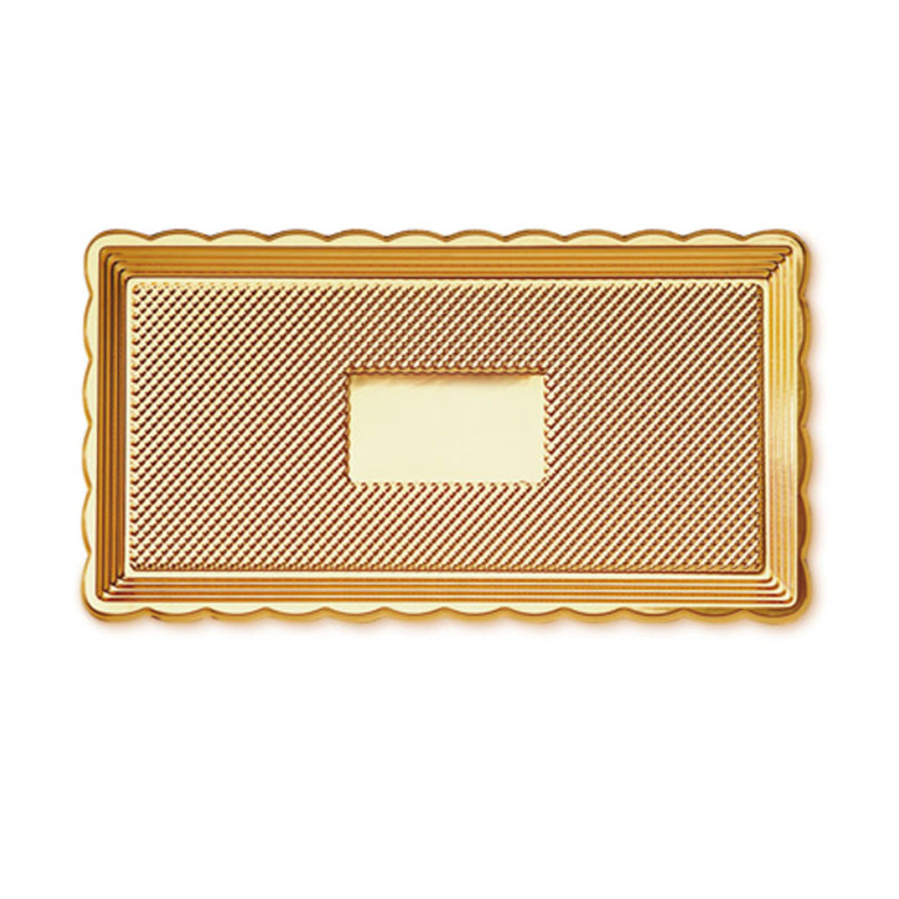 Log Gold Tray Rectangle Small
