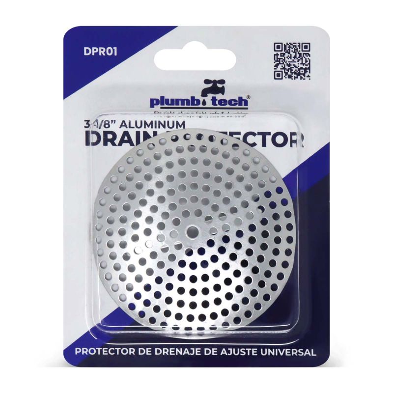 Aluminum Drain Protector 3/8"