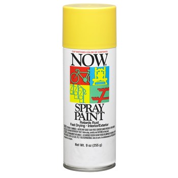 Now Spray Paint Enamel | 9 Ounce | Sunshine Yellow | Krylon