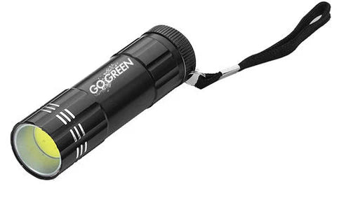 COB Mini Flashlight Go Green