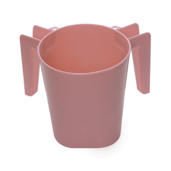 Plastic Square Wash Cup Pink (BA154)