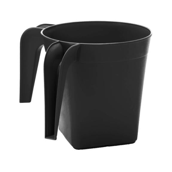 Plastic Square Wash Cup Black (BA154)
