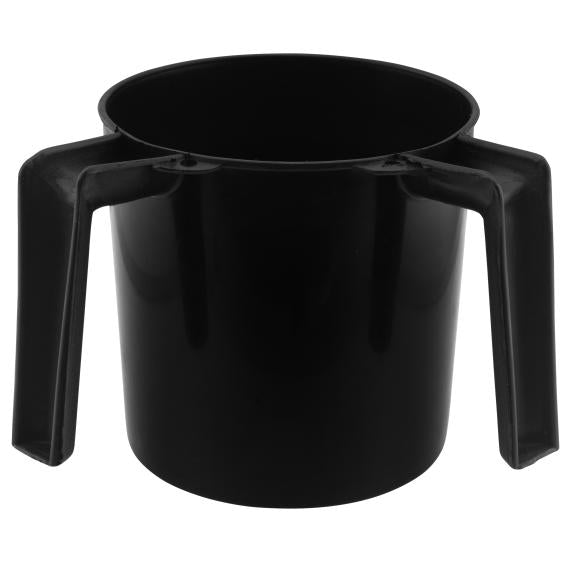 Plastic Round Wash Cup Black (BA157)