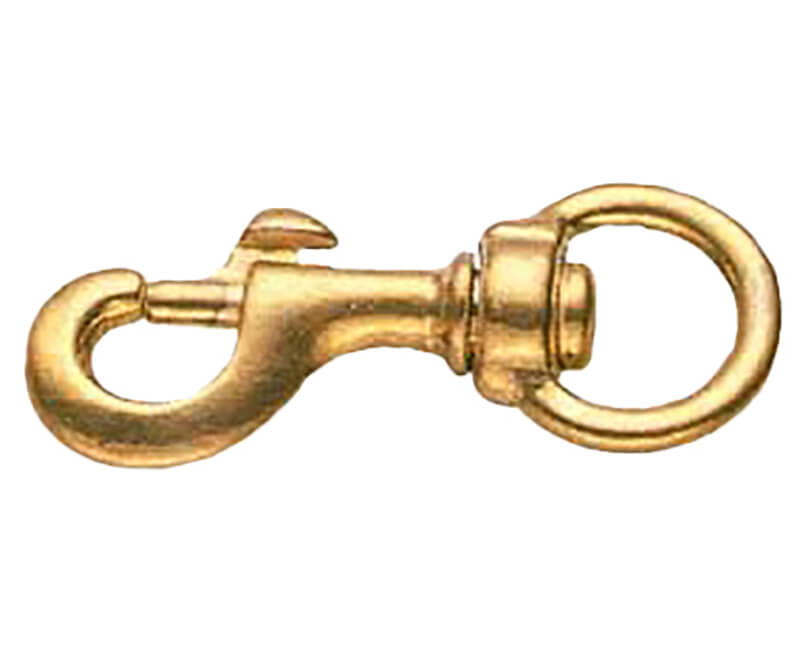 Swivel Eye Bolt Snap Bronze 5/18" x 3-1/4"
