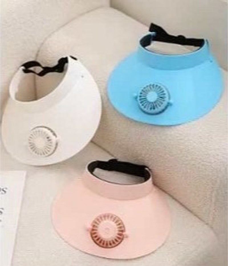 Kids Hat Charging Fan