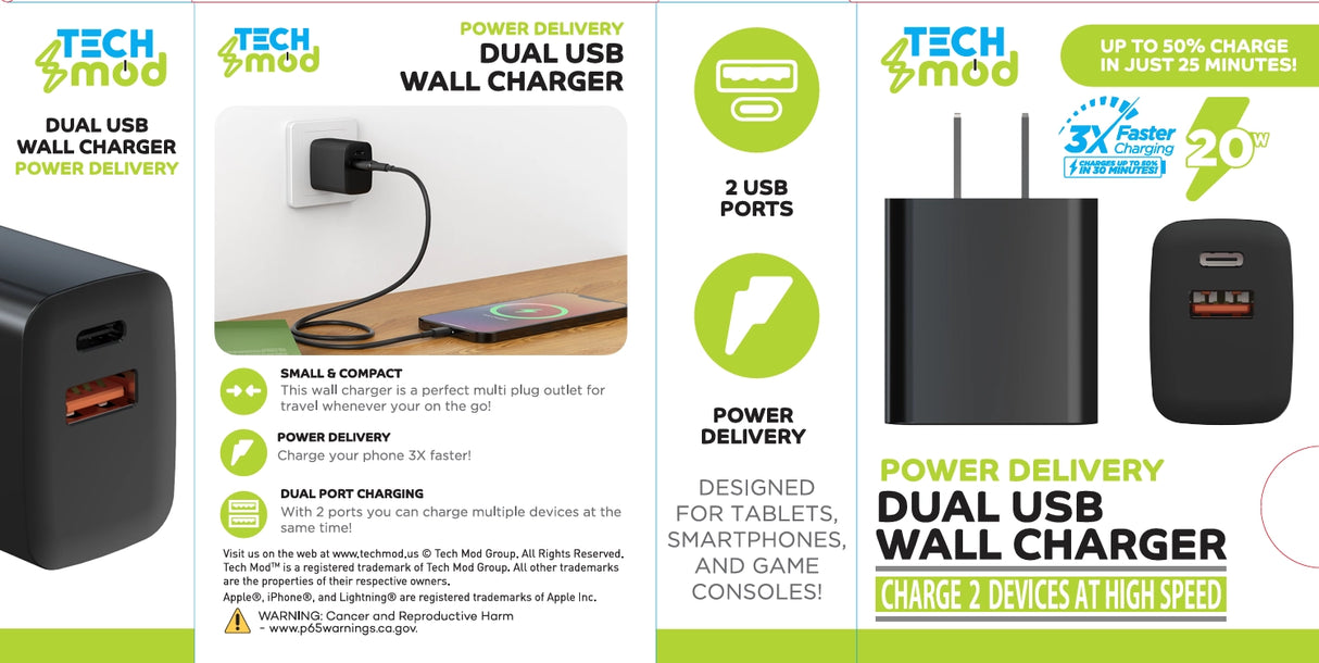 Dual USB Wall Charger