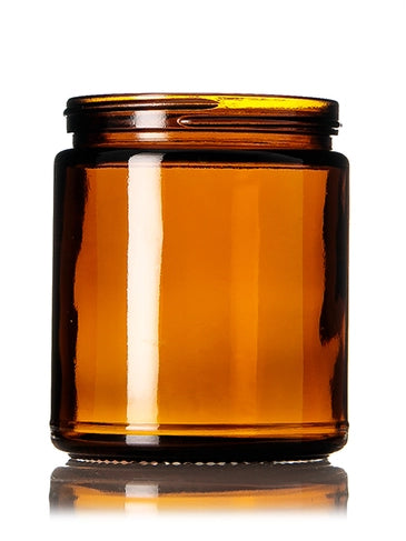 Orange Round Glass jar Darice
