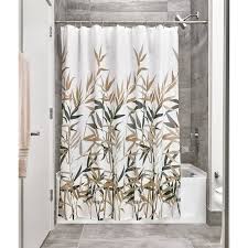 Black/Tan Shower Curtain Inter Design