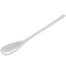 White Mixing Spoon Hutzler