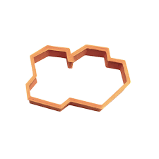Double Tefillin Shallow Cookie Cutter